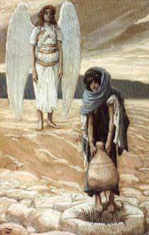James Tissot Hagar and the Angel in the Desert Germany oil painting art